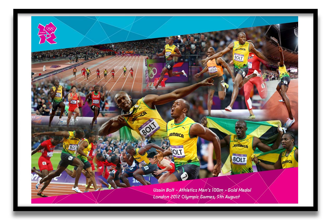 Usain Bolt at the London 2012 Olympics